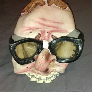 Halloween Mask Dude with Braces & Thick Glasses